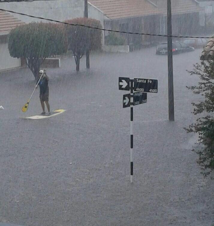 mar del plata inundación