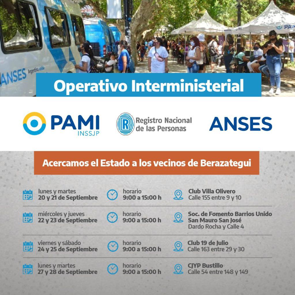 OPERATIVO - PAMI - RENAPER - ANSES