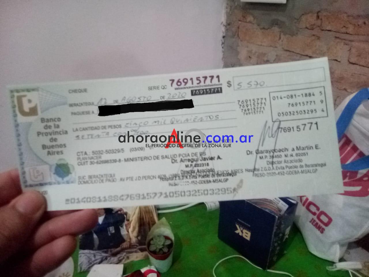 CHEQUE BERA