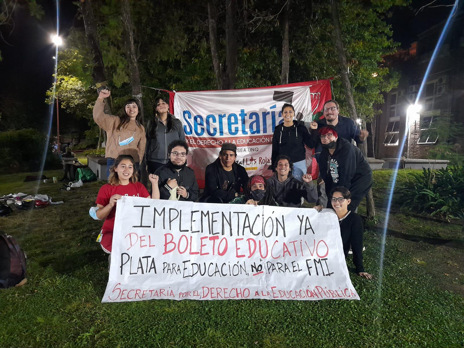 Quilmes radio abierta por la implementación del Boleto Estudiantil